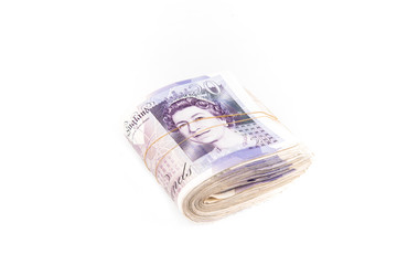 Obraz na płótnie Canvas pound notes