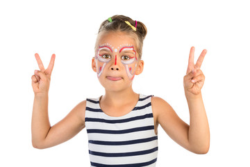 Girl With  Face Painting