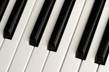 Black and White Piano Keys