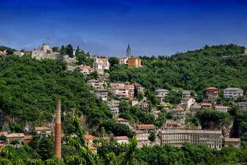 Fototapeta na wymiar Panoramic View of Rijeka,Croatia