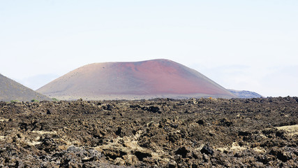 Paisaje volcánico de Lanzarote, Islas Canarias