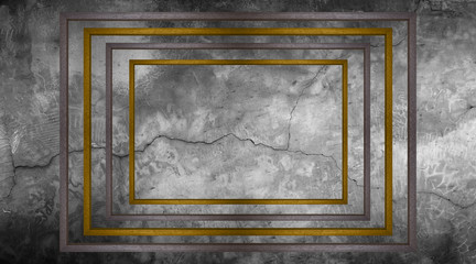 frame on wall for background texture