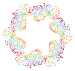 Round Floral Pattern