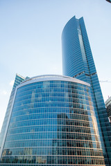 Obraz premium Skyscrapers of the Moscow City complex