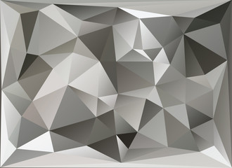 Black and white triangle polygonal background