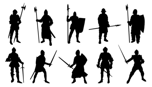 knight silhouettes