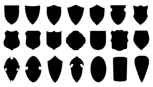 shield silhouettes