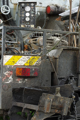 asphalt machine detail