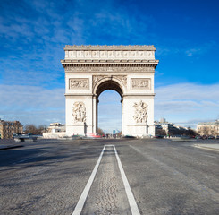 Naklejka premium Arc de Triomphe in Paris