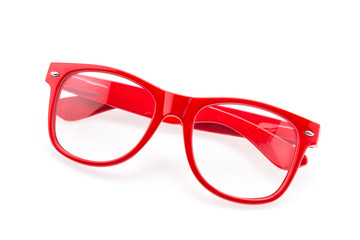 Fototapeta premium Colorful Eyeglasses isolated on white