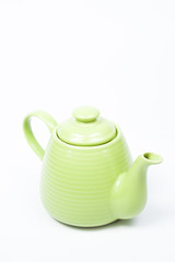 Green teapot
