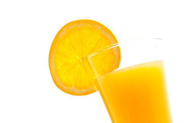 Orange juice glass