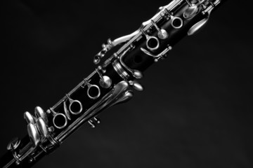 Naklejka premium Detail take of a clarinet