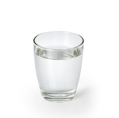 water glass isolated