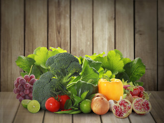 vegetables and fruits