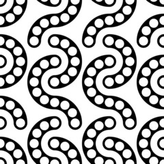 Seamless Futuristic Ornament