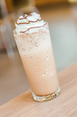 Mocha coffee frappe