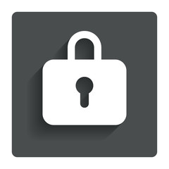 Lock sign icon. Locker symbol.