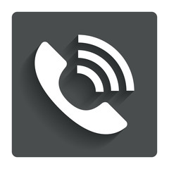Phone sign icon. Support symbol.