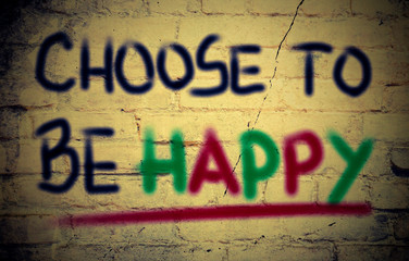 Choose To Be Happy Concept