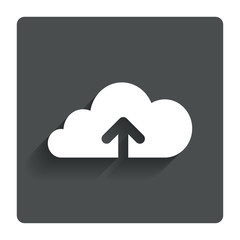Upload to cloud icon. Upload button.
