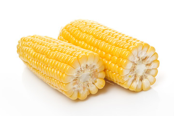 Corn Cob in half