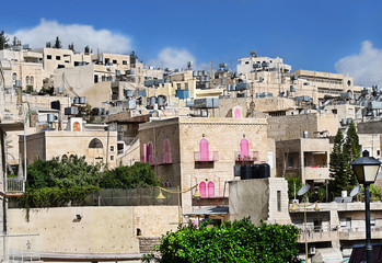 Палестина. Город Вифлеем. Современный жилой квартал