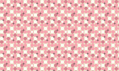 Pink round pattern
