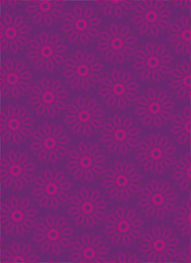 Seamless Flower Pattern Background