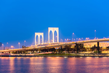 Macau tower, the famous landmark of Macau