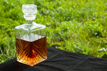 Whiskey in a decanter