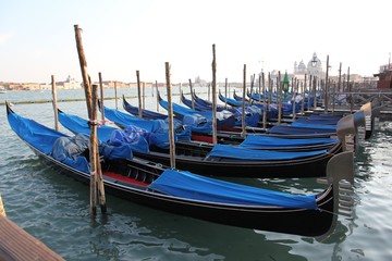 Fototapeta na wymiar Gondole a San Marco