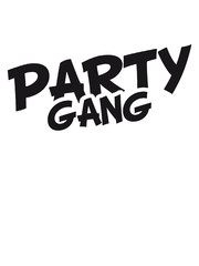Party Gang Comic Style