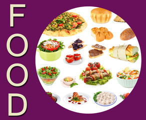 Food collage