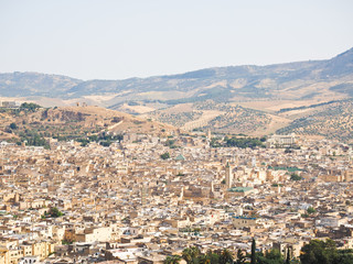 Obraz premium フェズの街並