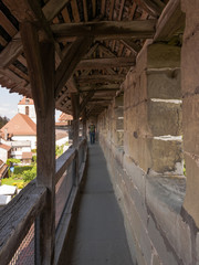 Murten, historische Altstadt, Rundgang, Ringmauer, Schweiz