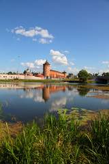Obraz premium The powerful walls of the Kremlin. Kolomna. Russia