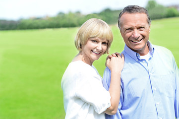 Fototapeta premium Beautiful couple enjoying their day out
