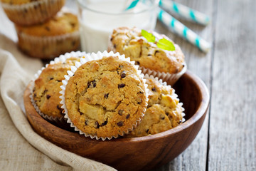 Gluten free almond and oat muffins