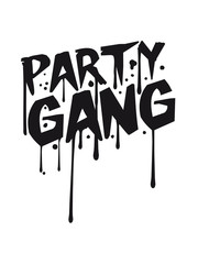 Logo Party Gang Graffiti