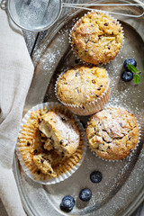 Gluten free almond and oat muffins