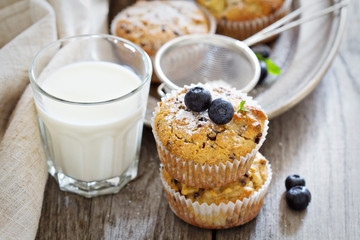 Gluten free almond and oat muffins
