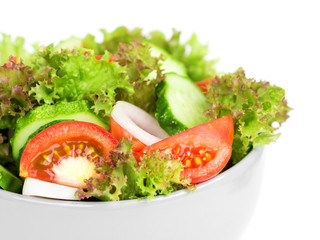 Fresh vegetable salad