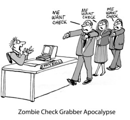 Zombie Check Grabber Apocalypse