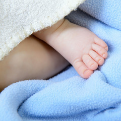 baby foot closeup