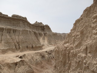 Fototapeta premium A scenic in the Badlands National Park, South Dakota.