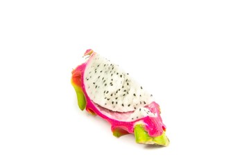 Dragon Fruit on white background