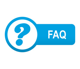 Etiqueta tipo app azul alargada FAQ