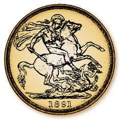 Fototapeta premium George and the Dragon