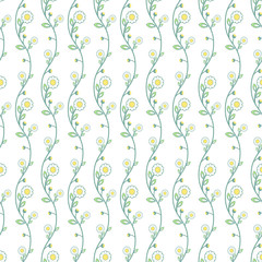 Floral Seamless Pattern. Abstract Background